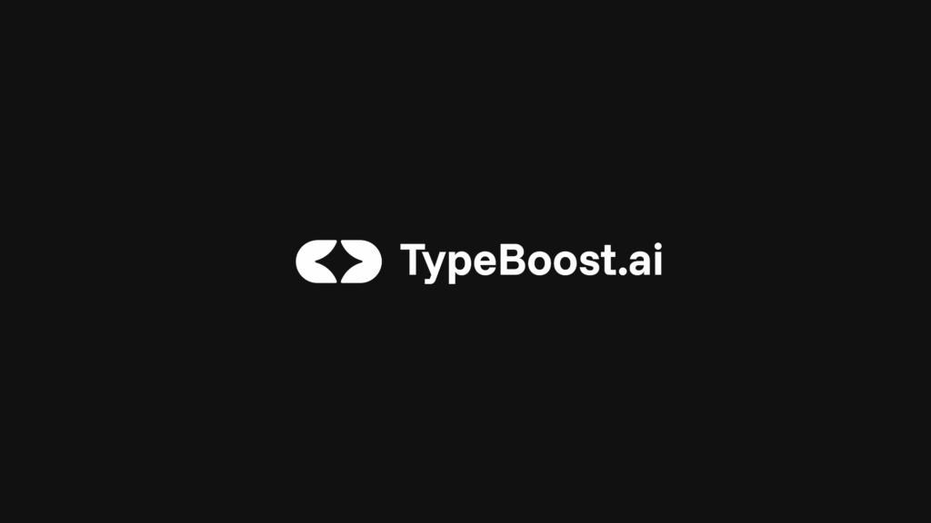 TypeBoost.ai Logo High Definition